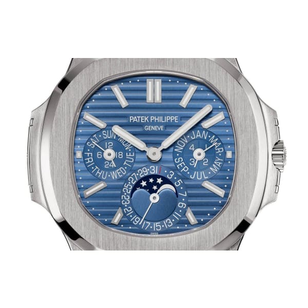 P. Philippe Nautilus White Gold 5740-1G-001 with Blue Sunburst dial