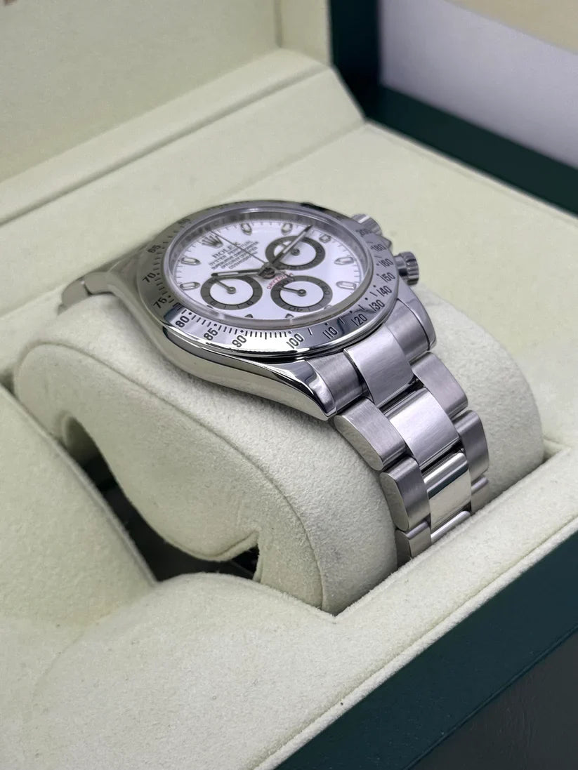 RLX Daytona White Dial Stainless steel Mens Watch