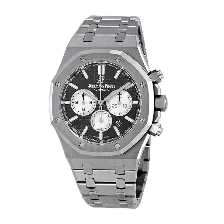 A.P Royal Oak Chronograph Watch-Black Dial 41mm