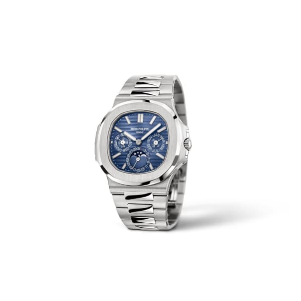 P. Philippe Nautilus White Gold 5740-1G-001 with Blue Sunburst dial