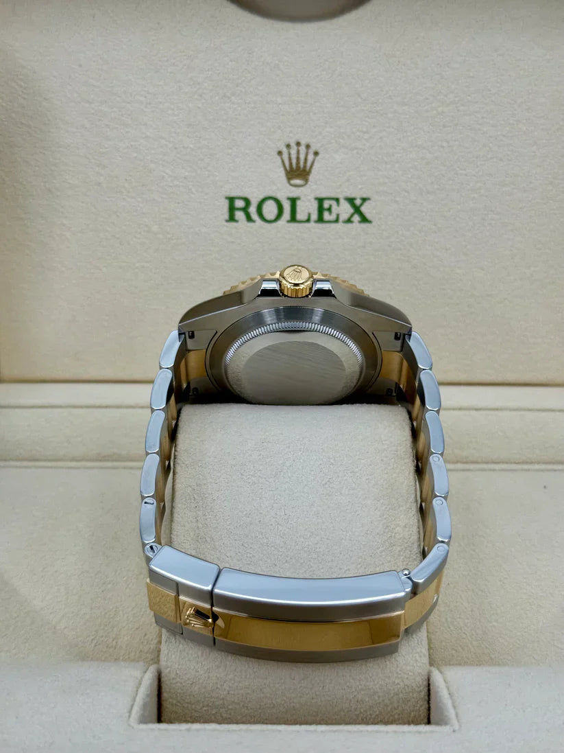 RLX Submariner 41mm Two-Tone Yellow Gold Black Dial Black Bezel