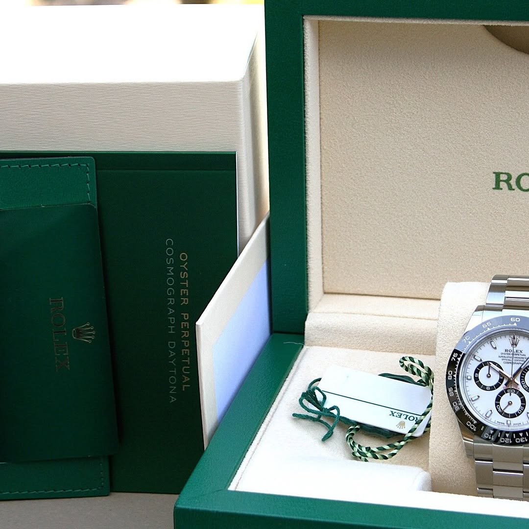 RLX Daytona 40mm Stainless Steel Panda Dial