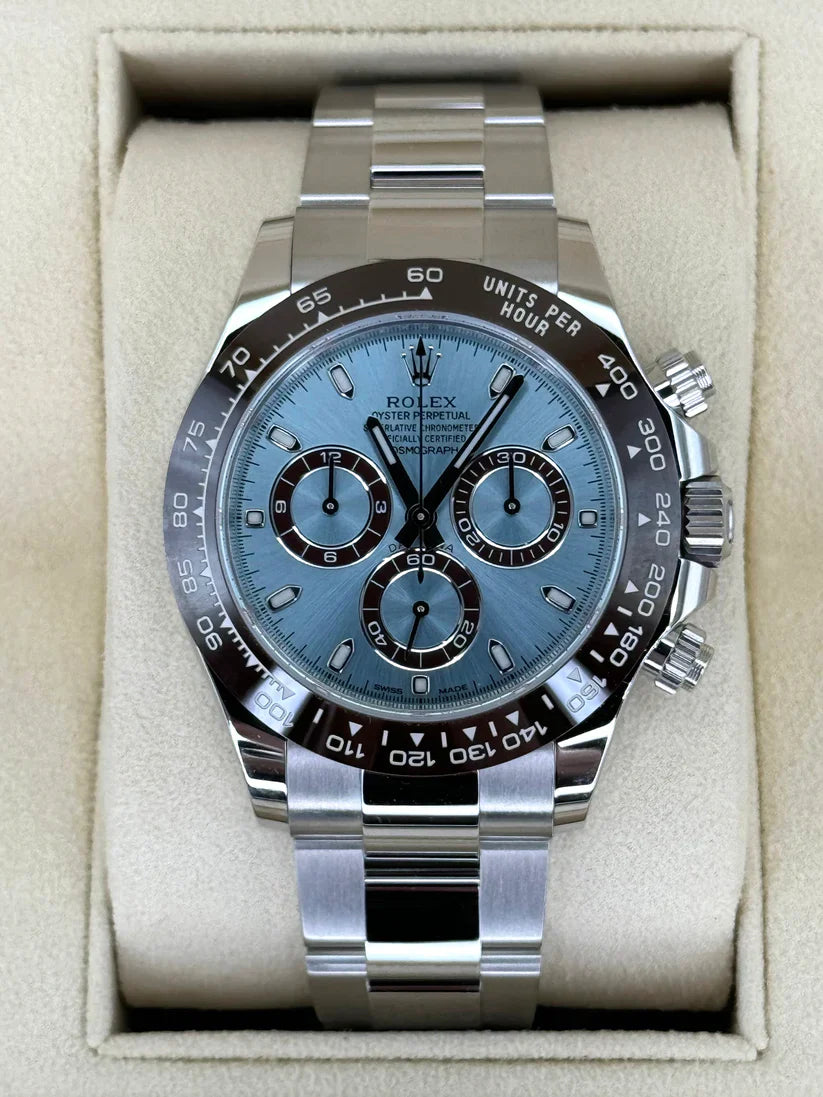 RLX Daytona 40mm Platinum Ice Blue