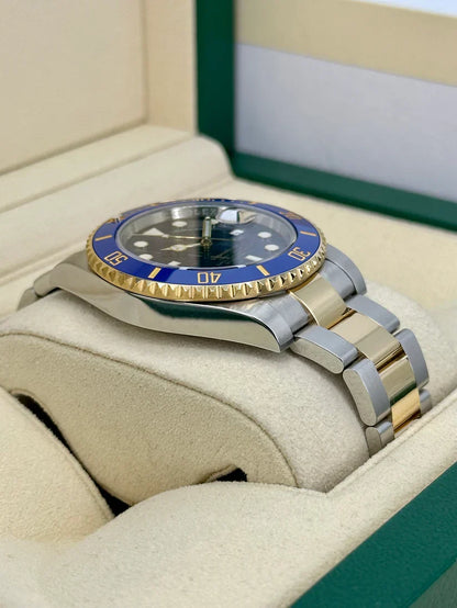 RLX Submariner Two-Tone Yellow Gold & Steel Rolesor - Blue Dial Ceramic Bezel