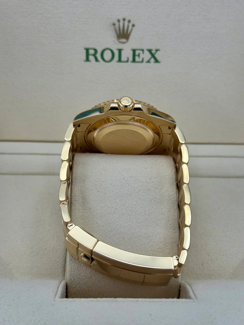 RLX Submariner 41mm Blue Dial Yellow Gold Oyster Watch