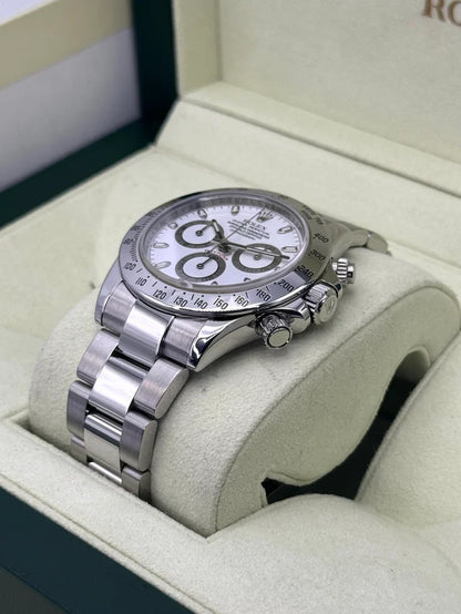 RLX Daytona White Dial Stainless steel Mens Watch