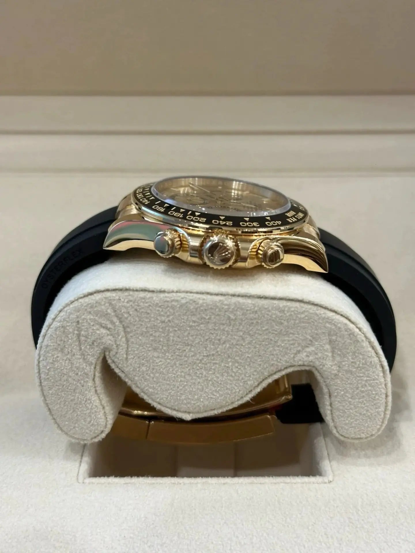 RLX Daytona Yellow Gold/ Ceramic / Black /Oysterfex