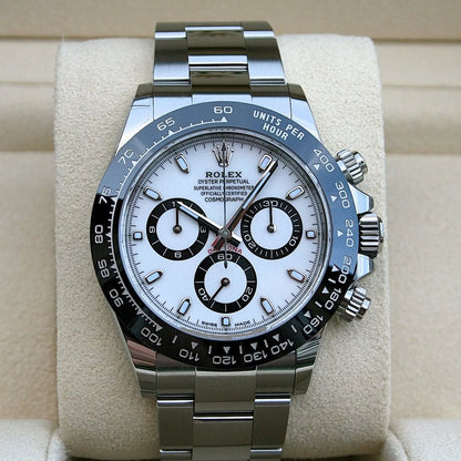 RLX Daytona 40mm Stainless Steel Panda Dial