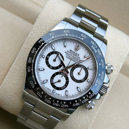 RLX Daytona 40mm Stainless Steel Panda Dial