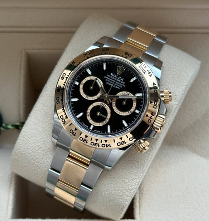 RLX Daytona 40mm Tw0-Tone Black