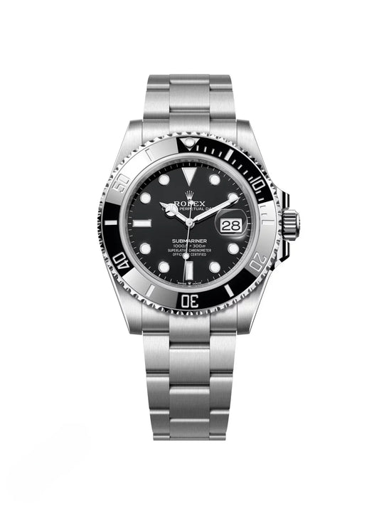 RLX Submariner 41mm Date Stainless Steel Black Dial Black Bezel