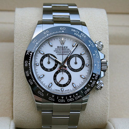 RLX Daytona 40mm Stainless Steel Panda Dial