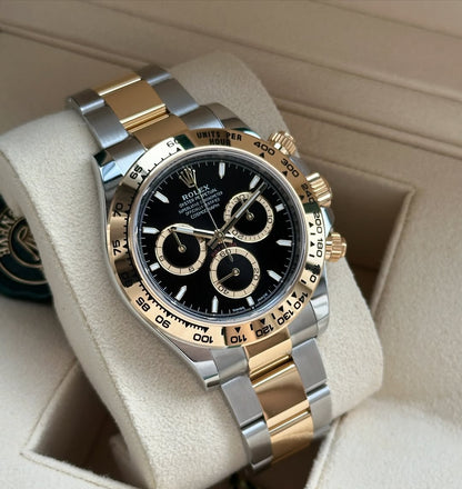 RLX Daytona 40mm Tw0-Tone Black