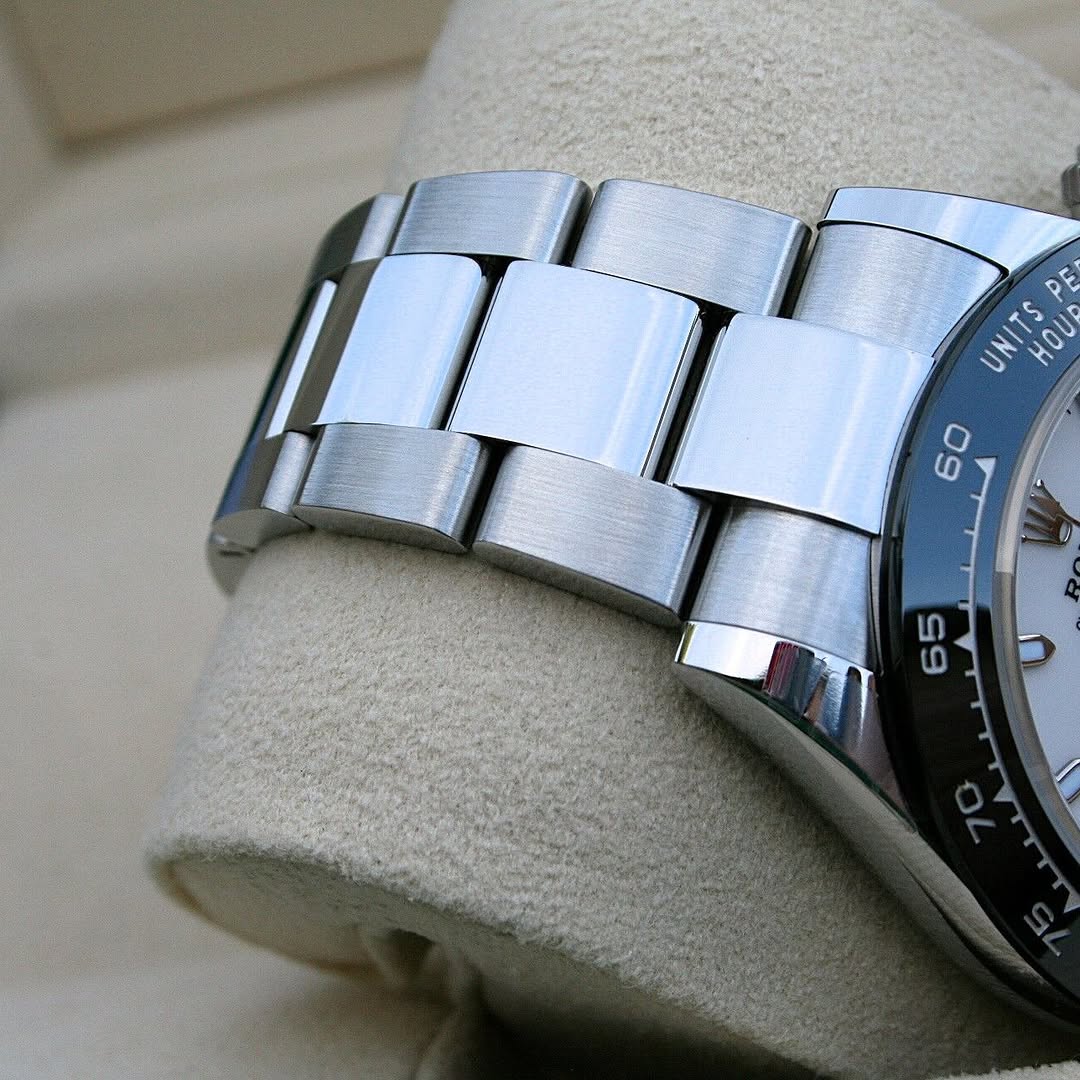 RLX Daytona 40mm Stainless Steel Panda Dial