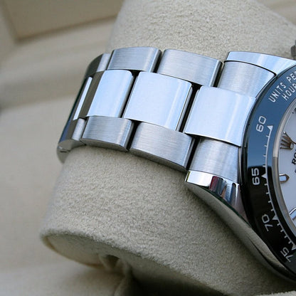 RLX Daytona 40mm Stainless Steel Panda Dial
