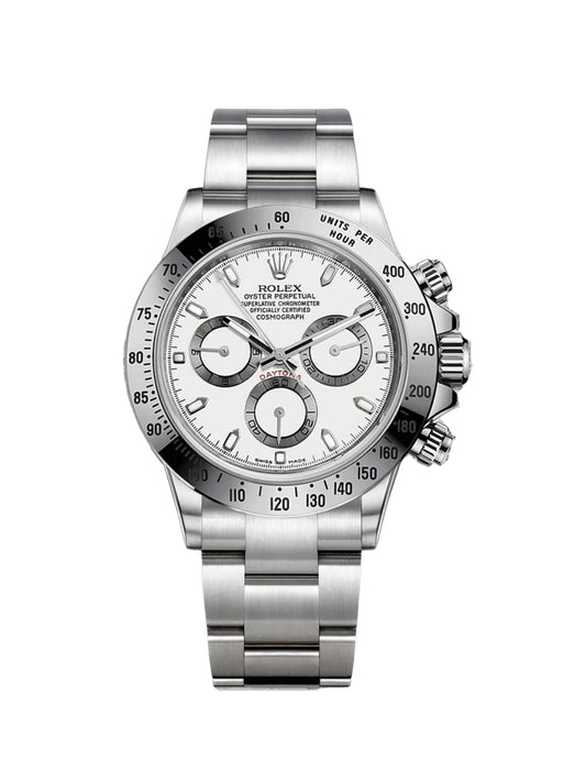 RLX Daytona White Dial Stainless steel Mens Watch