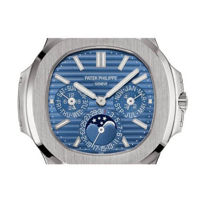 P. Philippe Nautilus White Gold 5740-1G-001 with Blue Sunburst dial