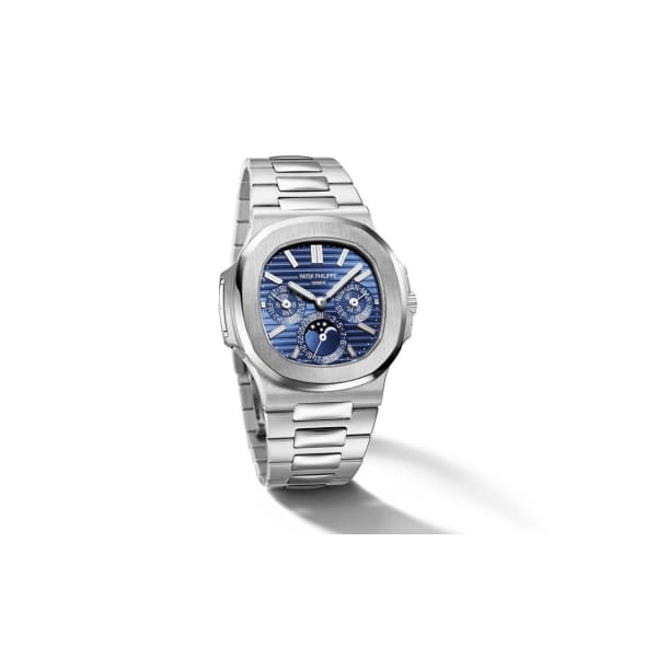 P. Philippe Nautilus White Gold 5740-1G-001 with Blue Sunburst dial