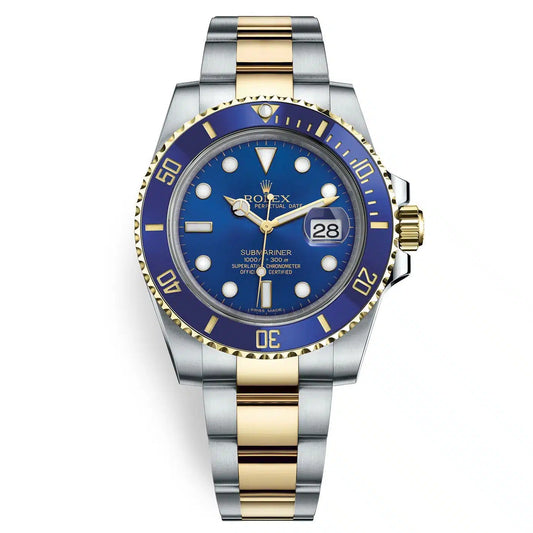 RLX Submariner Two-Tone Yellow Gold & Steel Rolesor - Blue Dial Ceramic Bezel