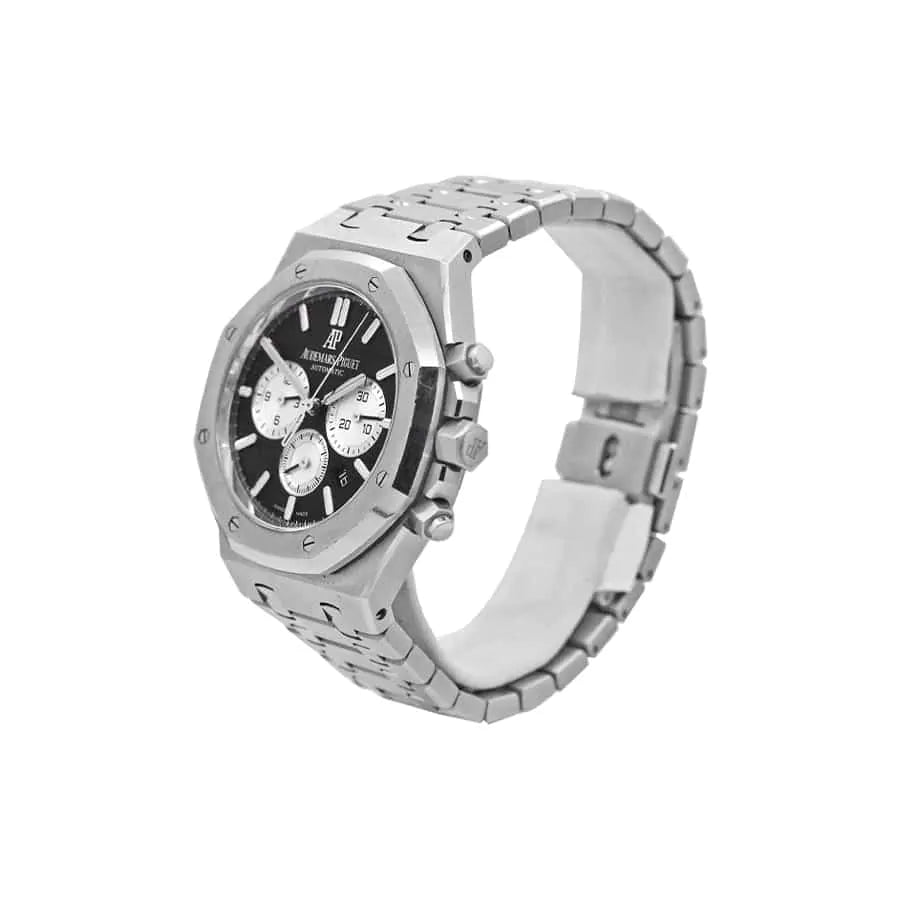 A.P Royal Oak Chronograph Watch-Black Dial 41mm