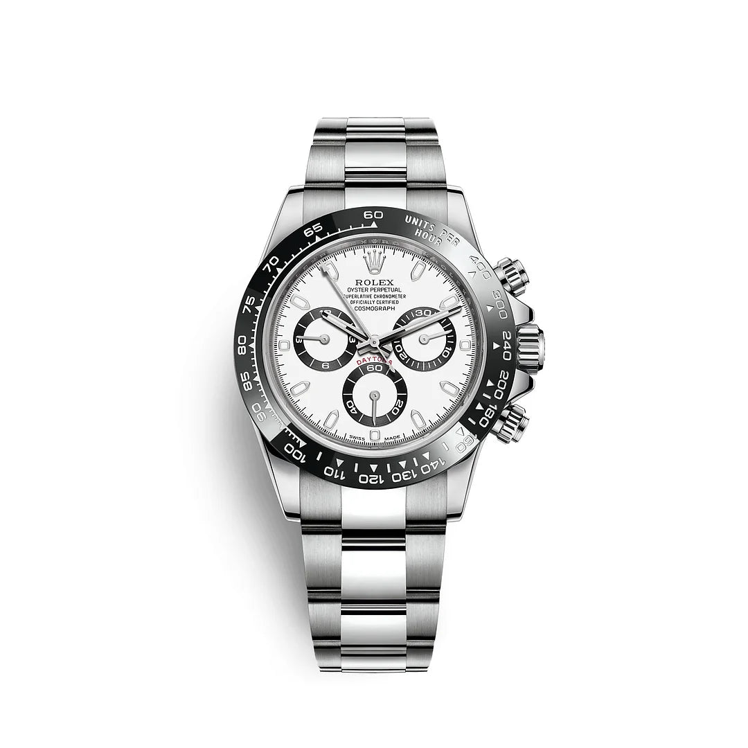 RLX Daytona 40mm Stainless Steel Panda Dial