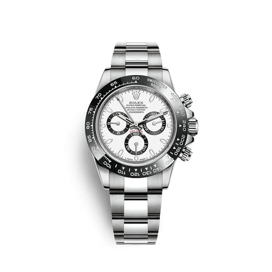 RLX Daytona 40mm Stainless Steel Panda Dial