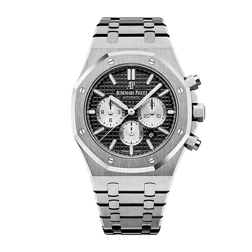 A.P Royal Oak Chronograph Watch-Black Dial 41mm