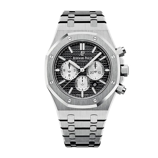 A.P Royal Oak Chronograph Watch-Black Dial 41mm
