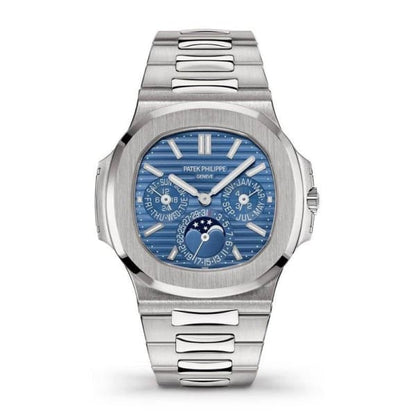 P. Philippe Nautilus White Gold 5740-1G-001 with Blue Sunburst dial