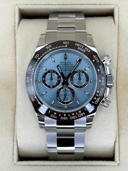 RLX Daytona 40mm Platinum Ice Blue