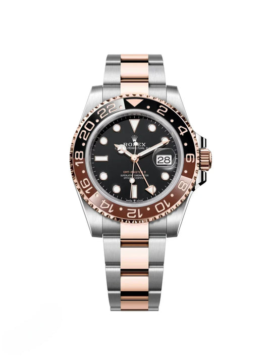 RLX GMT Master II 40 Two Tone Rose Gold Rootbeer