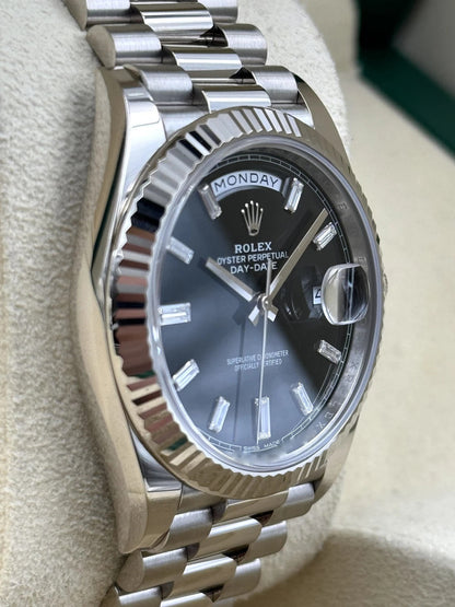 RLX Day-Date 40mm Black Diamonds